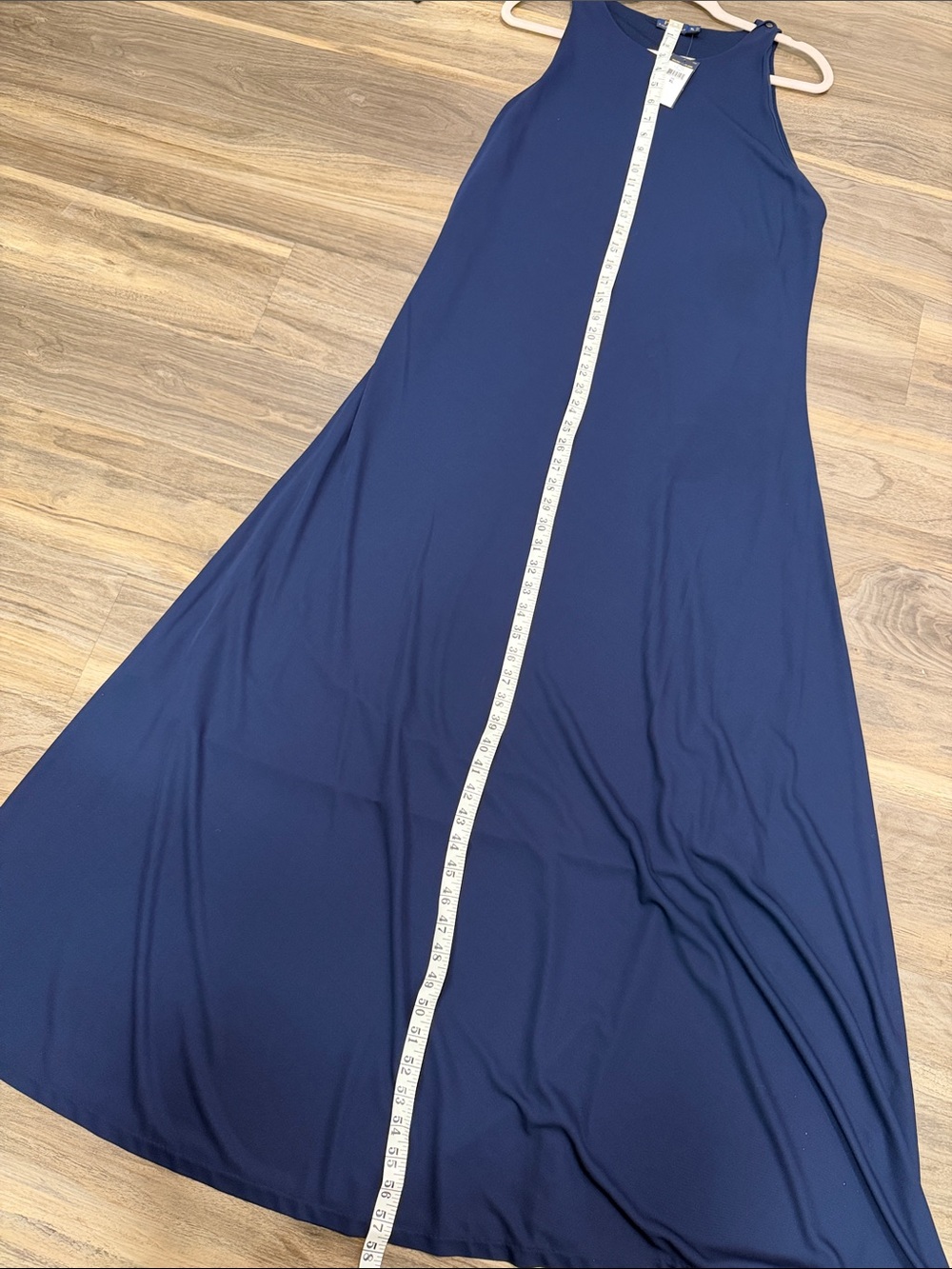 POLI BY RALPH LAUREN NAVY MAXI DRESS! - Picture 6 of 7